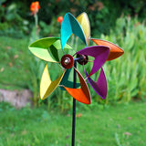 Maxbell 2 Pieces Wind Spinners Kids Toys Windmill for Patio Courtyard Garden