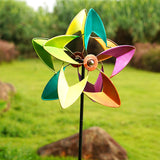 Maxbell 2 Pieces Wind Spinners Kids Toys Windmill for Patio Courtyard Garden