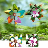 Maxbell 2 Pieces Wind Spinners Kids Toys Windmill for Patio Courtyard Garden
