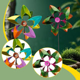 Maxbell 2 Pieces Wind Spinners Kids Toys Windmill for Patio Courtyard Garden