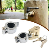 Maxbell Outdoor Faucet Lock Cover Home School Backyard Patio Water Spigot Protection Style A
