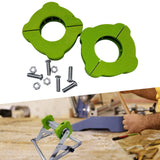 Maxbell 2 Pieces Stop Blocks for Workbenches Easily Install Portable Table Saw Stand