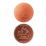 Maxbell Bird Bath Copper Disk for Birdbaths Bowls Easy to Use Outdoor Use All Season Standing Bird