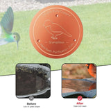 Maxbell Bird Bath Copper Disk for Birdbaths Bowls Easy to Use Outdoor Use All Season Standing Bird
