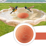 Maxbell Bird Bath Copper Disk for Birdbaths Bowls Easy to Use Outdoor Use All Season Standing Bird