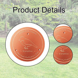 Maxbell Bird Bath Copper Disk for Birdbaths Bowls Easy to Use Outdoor Use All Season Standing Bird