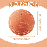 Maxbell Bird Bath Copper Disk for Birdbaths Bowls Easy to Use Outdoor Use All Season Standing Bird