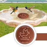 Maxbell Bird Bath Copper Disk for Birdbaths Bowls Easy to Use Outdoor Use All Season Flying Bird