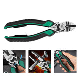 Maxbell Multifunctional Wire Stripper Wire Crimping Tool for Splitting Wire Breaking 60mm Clamp head