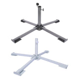Maxbell Foldable Patio Umbrella Stand Anchor Beach Umbrella Base for Pool Grass Lawn Black