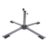 Maxbell Foldable Patio Umbrella Stand Anchor Beach Umbrella Base for Pool Grass Lawn Black