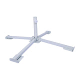 Maxbell Foldable Patio Umbrella Stand Anchor Beach Umbrella Base for Pool Grass Lawn White