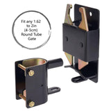 Maxbell Two Way Lockable Gate Latch Livestock Gate Latch for Farms Pet Cages Ranches