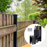 Maxbell Two Way Lockable Gate Latch Livestock Gate Latch for Farms Pet Cages Ranches