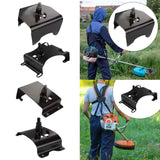 Maxbell Lawnmower Oil Tanks Bracket Stand Easy to Install Mowing Machine Accessories 11x12 cm