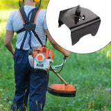 Maxbell Lawnmower Oil Tanks Bracket Stand Easy to Install Mowing Machine Accessories 11x12 cm