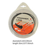 Maxbell 115ft 0.095" Black Trimmer Line Low Noise Sturdy Eater String Accessory