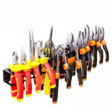 Maxbell Wall Mount Screwdrivers Holder DIY Pliers Rack for Workbench Hand Tools Home