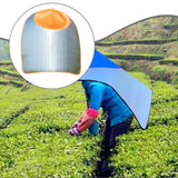 Maxbell Sun Protection Hat with Shawl for Gardening Durability Versatile Hooded Cape Blue