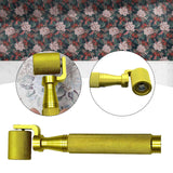 Maxbell Wallpaper Flat Seam Roller Paint Tool for Home Decoration Film Gluing Joints Gold