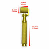 Maxbell Wallpaper Flat Seam Roller Paint Tool for Home Decoration Film Gluing Joints Gold