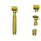 Maxbell Wallpaper Flat Seam Roller Paint Tool for Home Decoration Film Gluing Joints Gold