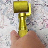Maxbell Wallpaper Flat Seam Roller Paint Tool for Home Decoration Film Gluing Joints Gold
