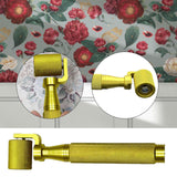 Maxbell Wallpaper Flat Seam Roller Paint Tool for Home Decoration Film Gluing Joints Gold
