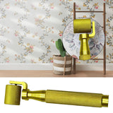 Maxbell Wallpaper Flat Seam Roller Paint Tool for Home Decoration Film Gluing Joints Gold