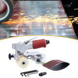 Air Belt Sander Compact Portable Grinder for Finishing Metal Working Sanding
