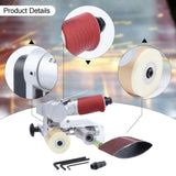 Air Belt Sander Compact Portable Grinder for Finishing Metal Working Sanding
