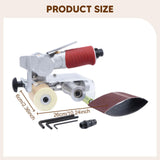 Air Belt Sander Compact Portable Grinder for Finishing Metal Working Sanding