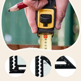 Maxbell 45/90 Degree Triangle Ruler DIY Wear Resistant Professional Carpenter Square Black
