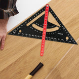 Maxbell Carpenter Square Aluminum Alloy Framing Squar for Household Workshop Roofing