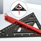 Maxbell Carpenter Square Aluminum Alloy Framing Squar for Household Workshop Roofing