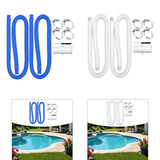 Maxbell Pool Pump Replacement Hose Summer above Ground Pools 100cm for 300GPH Blue