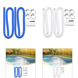 Maxbell Pool Pump Replacement Hose Summer above Ground Pools 100cm for 300GPH Blue