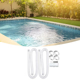 Maxbell Pool Pump Replacement Hose Summer above Ground Pools 100cm for 300GPH White