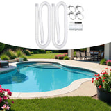 Maxbell Pool Pump Replacement Hose Summer above Ground Pools 100cm for 300GPH White