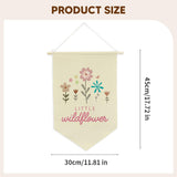 Maxbell Little Wildflower Banner Girl Nursery Decor Flag Banner for Nursery Boy Teen