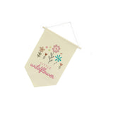 Maxbell Little Wildflower Banner Girl Nursery Decor Flag Banner for Nursery Boy Teen