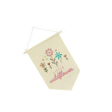 Maxbell Little Wildflower Banner Girl Nursery Decor Flag Banner for Nursery Boy Teen
