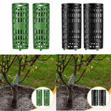 Maxbell 2 Pieces Tree Trunk Protector Breathable Bark Guard for Saplings Fruit Trees green