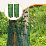 Maxbell 2 Pieces Tree Trunk Protector Breathable Bark Guard for Saplings Fruit Trees green