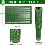 Maxbell 2 Pieces Tree Trunk Protector Breathable Bark Guard for Saplings Fruit Trees green