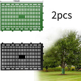 Maxbell 2 Pieces Tree Trunk Protector Breathable Bark Guard for Saplings Fruit Trees green