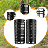 Maxbell 2 Pieces Tree Trunk Protector Breathable Bark Guard for Saplings Fruit Trees black