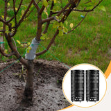 Maxbell 2 Pieces Tree Trunk Protector Breathable Bark Guard for Saplings Fruit Trees black