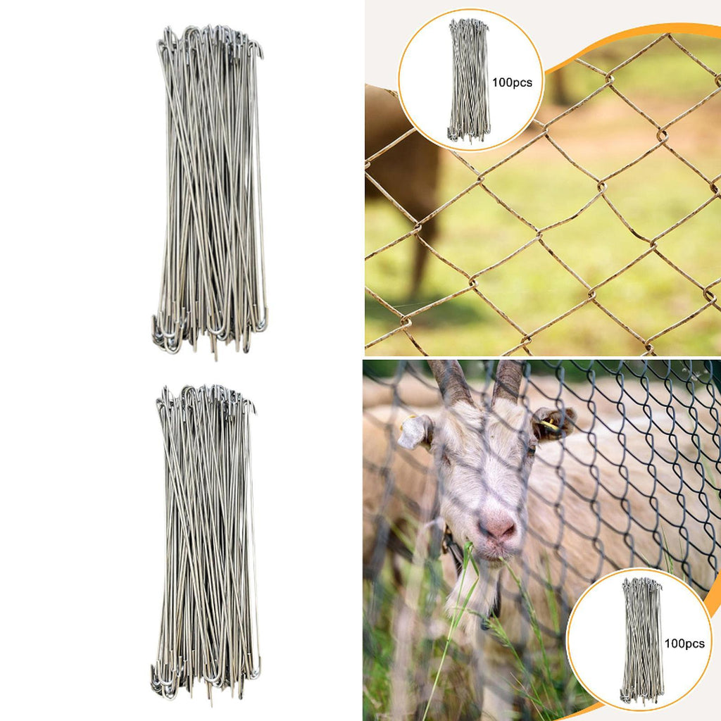 ⚡️Buy Maxbell 100Pcs Chain Link Fence Ties Metal Tie Wires for Farm Garden  Easy to Install 8 Inch at the best price with offers in India. Maxbell  100Pcs Chain Link Fence Ties