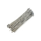 Maxbell 100Pcs Chain Link Fence Ties Metal Tie Wires for Farm Garden Easy to Install 8 Inch